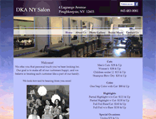 Tablet Screenshot of dkanysalon.com